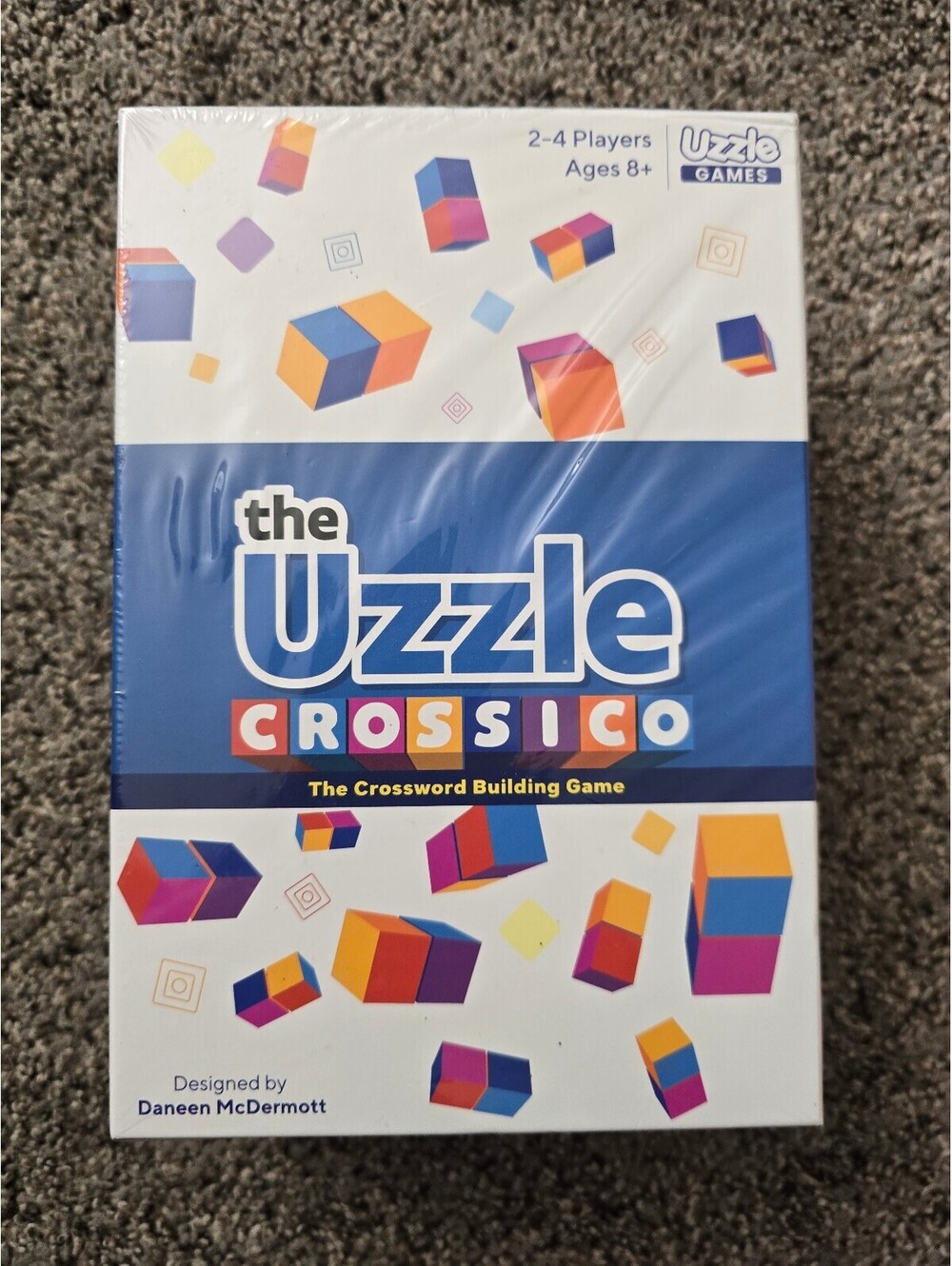 The Uzzle Crossico Crossword Building Game NEW SEALED Family Word Strategy Game